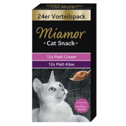 48x15g de pâtes Miamor Cat Snack - Friandises pour chat