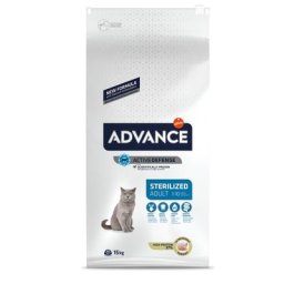 2x15kg Advance Sterilized Croquettes à la dinde et à l'orge pour chat