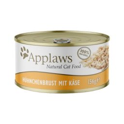 6x156g filet de poulet, fromage Applaws - Nourriture pour Chat