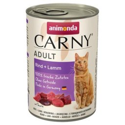 24x400g bœuf, agneau Animonda Carny - Nourriture pour Chat