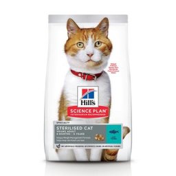 1,5kg Young Adult Sterilised thon Hill's Science Plan - Croquettes pour chat