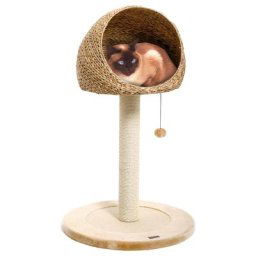 Arbre à chat Karlie Banana Leaf Little Hole beige