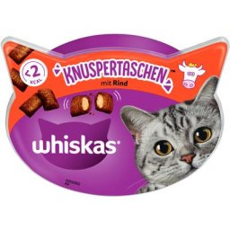 6x60g Whiskas Les Irrésistibles boeuf - Friandises pour chat