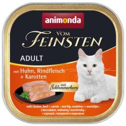32x100g Adult Cœur gourmand Animonda Vom Feinsten - Pâtée pour chat
