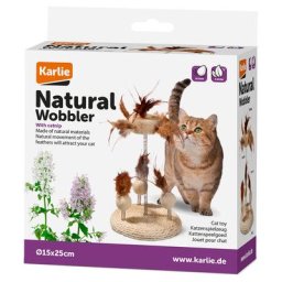 1 jouet Karlie Nava en sisal et luffa pour chat