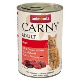 24x400g Adult pur bœuf Animonda Carny - Pâtée pour chat