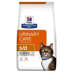 3kg s/d Urinary Care poulet Hill's Prescription Diet - Croquettes pour chat