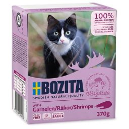 6x370g Bouchées en sauce crevettes Bozita - Nourriture pour Chat