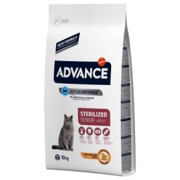 2x10kg Affinity Advance Sterilized Senior +10 poulet - Croquettes pour chat