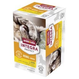 6x100g Protect Insuffisance rénale poulet Animonda Integra - Pâtée pour chat