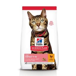3kg Adult Light poulet Hill's Science Plan Feline pour chat