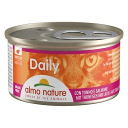48x85g Almo Nature Daily mousse au thon & saumon - Pâtée pour chat