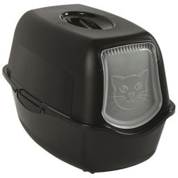 Maison de toilette Rotho MyPet Eco BAILEY pour chat - noir