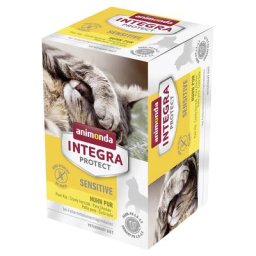 6x100g Protect Adult Sensitive pur poulet Animonda Integra - Pâtée pour chat