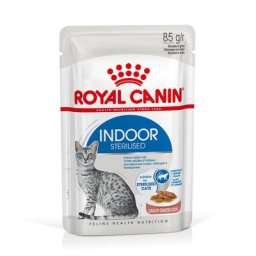 24x85g Indoor Sterilised en sauce Royal Canin - Sachet pour chat