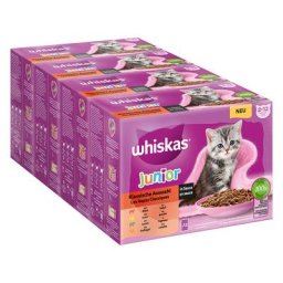 96x85g Jumbopack Whiskas Junior Sélection classique en sauce - Pâtée pour chat