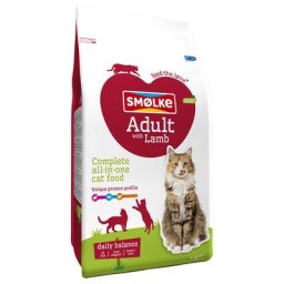 4kg Smølke Cat Food Adult with Agneau Croquettes pour chats secs