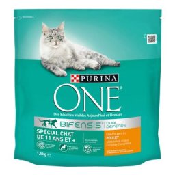 1,5kg Chat 11 ans et + poulet PURINA ONE - Croquettes pour chat