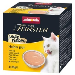 21x85g Snack-Pudding pur poulet Animonda Vom Feinsten - Friandises pour chat
