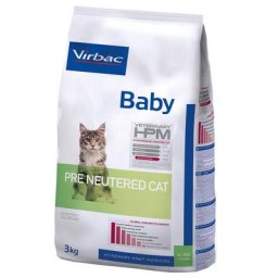 2x3kg HPM Cat Baby Pre-Neutered Virbac Veterinary - Croquettes pour Chat