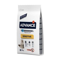 10kg Advance Sensitive saumon, riz - Croquettes pour chat
