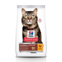 1,5kg Mature Adult Hairball & Indoor poulet Hill's Science Plan - Croquettes pour chat