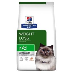 3kg r/d Weight Loss poulet Hill's Prescription Diet - Croquettes pour chat