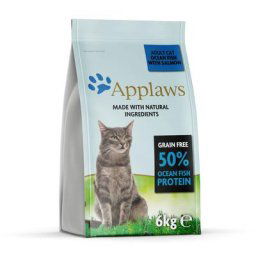 2x6kg Adult poisson de mer/saumon Applaws - Croquettes pour Chat