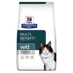 3kg w/d Multi-Benefit poulet Hill's Prescription Diet - Croquettes pour chat
