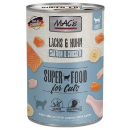 12x400g saumon / poulet MAC's - Nourriture pour Chat