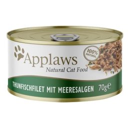 6x70g filet de thon, varech Applaws - Nourriture pour Chat