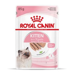Lot de sachets fraîcheur pour chat Royal Canin 96 x 85 g - Kitten en mousse (chaton)