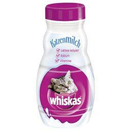 6 bouteilles de 200 mL Lait Whiskas - Friandises pour chat
