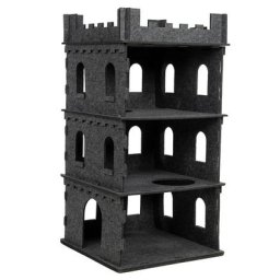 Maisonnette CanadianCat Company Château fort en feutre pour chat - environ L 55 x l 55 x H 108 cm