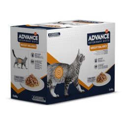 Advance Veterinary Diets Weight Balance pour chat - 12 x 85 g