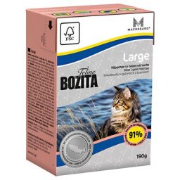 24x190g Bouchées en gelée Large Bozita - Nourriture pour Chat