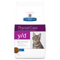 1,5kg y/d Thyroid Care Hill's Prescription Diet - Croquettes pour chat