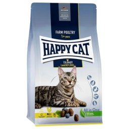 1,3kg Happy Cat Culinary Adult volaille fermière - Croquettes pour chat