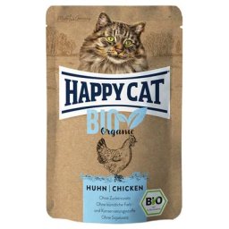 6x85g Happy Cat Bio poulet, canard bio - Pâtée pour chat