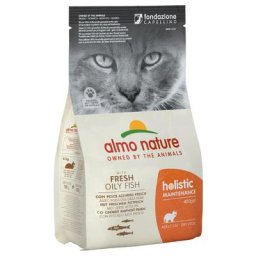 400 g Holistic poisson gras/riz Almo Nature Croquettes pour chat