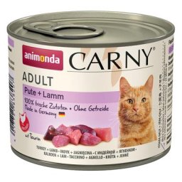 24x200g Adult dinde, agneau Animonda Carny - Pâtée pour chat