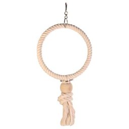 Anneau en coton pour oiseaux Trixie 24cm de diamètre - Accessoire pour oiseau