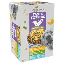 12x85g Applaws Taste Toppers lot mixte en sauce - Pâtée pour chien
