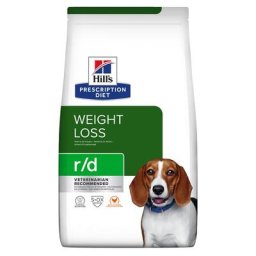 2x10kg r/d Weight Reduction poulet Hill's Prescription Diet - Croquettes pour chien