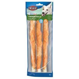 2x250g Trixie Denta fun rouleaux à mâcher au poulet d'environ 28cm Friandises pour chiens