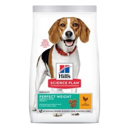 2kg Adult 1+ Perfect Weight Medium, poulet, Hill's Science Plan