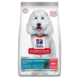 Hill's Science Plan Adult Hypoallergenic Medium saumon pour chien - 14 kg