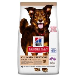 Hill's Science Plan Adult Culinary Creations Medium canard, pommes de terre pour chien - 14 kg