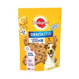 Pedigree Dentastix Chewy Chunx pour chien - Lot : Mini poulet 5 x 68 g (pour petit chien)