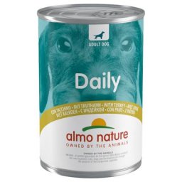 12x400g Almo Nature Daily Dog dinde - Pâtée pour chien